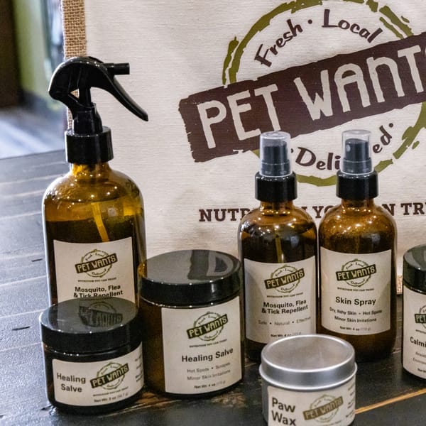 Pet Wants wellness sprays and balms